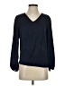Zara Basic 100% Polyester Blue 3/4 Sleeve Top Size XS - photo 1