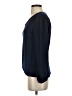 Zara Basic 100% Polyester Blue 3/4 Sleeve Top Size XS - photo 5