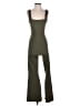 Fabletics Solid Green Jumpsuit Size M - photo 1