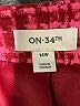 On 34th Tweed Red Jacket Size 14W - photo 6