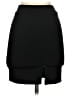 Unbranded Solid Black Casual Skirt Size XS - photo 2