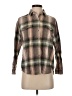 Old Navy Plaid Brown Long Sleeve Button-Down Shirt Size S - photo 1
