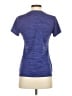 Reebok 100% Polyester Blue Short Sleeve Top Size S - photo 2