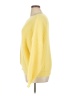 Shein Curve 100% Polyester Solid Yellow Pullover Sweater Size 16 Plus (2) - photo 5