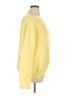 Shein Curve 100% Polyester Solid Yellow Pullover Sweater Size 16 Plus (2) - photo 4