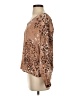 Ann Taylor Animal Print Brown Long Sleeve Blouse Size XS - photo 5