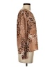 Ann Taylor Animal Print Brown Long Sleeve Blouse Size XS - photo 4