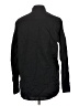 Unbranded Solid Black Long Sleeve Button-Down Shirt Size L (estimated) - photo 2