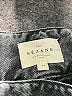 Sézane 100% Cotton Chevron-herringbone Gray Jeans Size 34 waist - photo 7