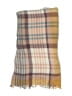 Unbranded Plaid Brown Burgundy Scarf One size - photo 2