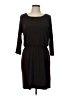 Sandra Darren Solid Black Casual Dress Size 12 - photo 1