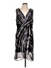 DKNY 100% Polyester Graphic Black Cocktail Dress Size 12 - photo 1