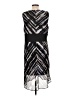DKNY 100% Polyester Graphic Black Cocktail Dress Size 12 - photo 2