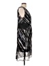 DKNY 100% Polyester Graphic Black Cocktail Dress Size 12 - photo 4