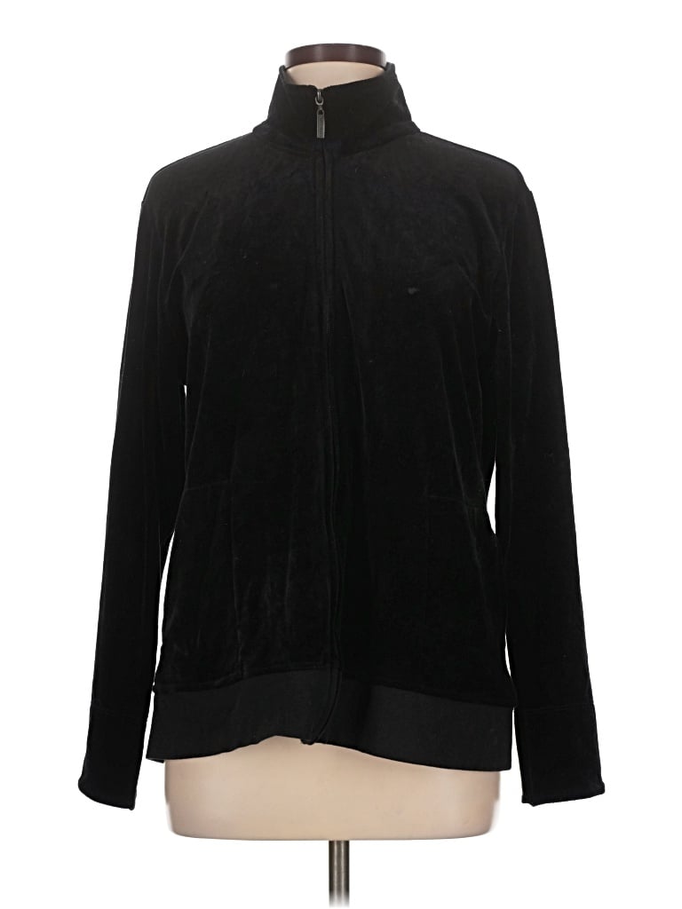 Pre-owned Natori Track Jacket In Black
