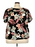 Emery Rose Black Short Sleeve Blouse Size 4X - photo 1