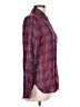 SNEAK PEEK 100% Rayon Plaid Red Long Sleeve Button-Down Shirt Size L - photo 4