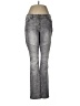 Nicki Minaj Chevron-herringbone Gray Jeans Size 7 - 8 - photo 1