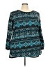 Bobbie Brooks Teal Long Sleeve Blouse Size 3X - photo 1