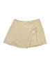 Cotton Candy LA Solid Tan Ivory Casual Skirt Size L - photo 1