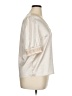 Shein 100% Polyester Metallic Ivory 3/4 Sleeve Blouse Size XL - photo 4