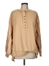 Unbranded Tan Long Sleeve Blouse Size M - photo 1