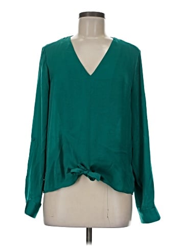 G by Giuliana Rancic Long Sleeve Blouse (view 1)