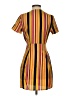 Missguided 100% Polyester Stripes Yellow Casual Dress Size 0 - photo 2