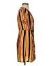 Missguided 100% Polyester Stripes Yellow Casual Dress Size 0 - photo 4