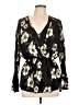 Free People Black Long Sleeve Blouse Size XS - photo 1