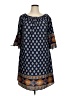 Speed Control Paisley Blue Casual Dress Size 1X - photo 1