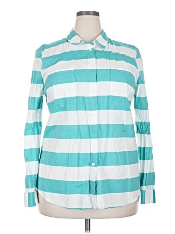 Jaclyn Smith Long Sleeve Button-Down Shirt (view 1)