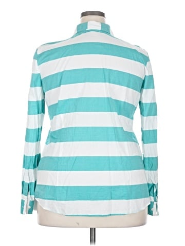 Jaclyn Smith Long Sleeve Button-Down Shirt (view 2)