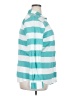 Jaclyn Smith 100% Cotton Stripes Teal Long Sleeve Button-Down Shirt Size XXL - photo 4