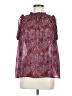 Gap 100% Polyester Paisley Burgundy 3/4 Sleeve Blouse Size M - photo 1