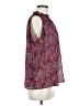 Gap 100% Polyester Paisley Burgundy 3/4 Sleeve Blouse Size M - photo 4