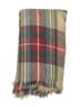 Unbranded Plaid Brown Tan Scarf One size - photo 2