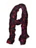 Unbranded Paisley Purple Black Scarf One size - photo 1