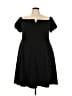 Quiz Solid Black Cocktail Dress Size 20 - photo 1