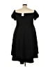 Quiz Solid Black Cocktail Dress Size 20 - photo 2