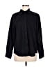 BFA Classics Solid Black Long Sleeve Button-Down Shirt Size M - photo 1