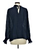 Unbranded Blue Black Long Sleeve Blouse Size M - photo 2