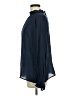 Unbranded Blue Black Long Sleeve Blouse Size M - photo 5