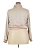 Stella & Dot 100% Polyester Gold Pink Jacket Size XXL - photo 2