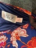 Eliza J 100% Polyester Floral Blue Casual Dress Size 10 - photo 7