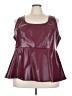 Torrid Burgundy Sleeveless Blouse Size 4X Plus (4) - photo 1