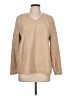 Basic Editions 100% Polyester Houndstooth Tan Pullover Sweater Size L - photo 1