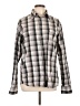 Assorted Brands Plaid Gray Long Sleeve Button-Down Shirt Size L - photo 1
