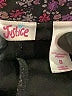 Justice 100% Recycled Polyester Floral Purple Skirt Size 8 - photo 3