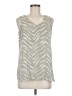 Apt. 9 100% Polyester Ivory Sleeveless Blouse Size M - photo 1